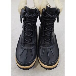 Merrell Tremblant Mid Polar Waterproof Black‎ Duck Boots 200 Gram Womens 5.5